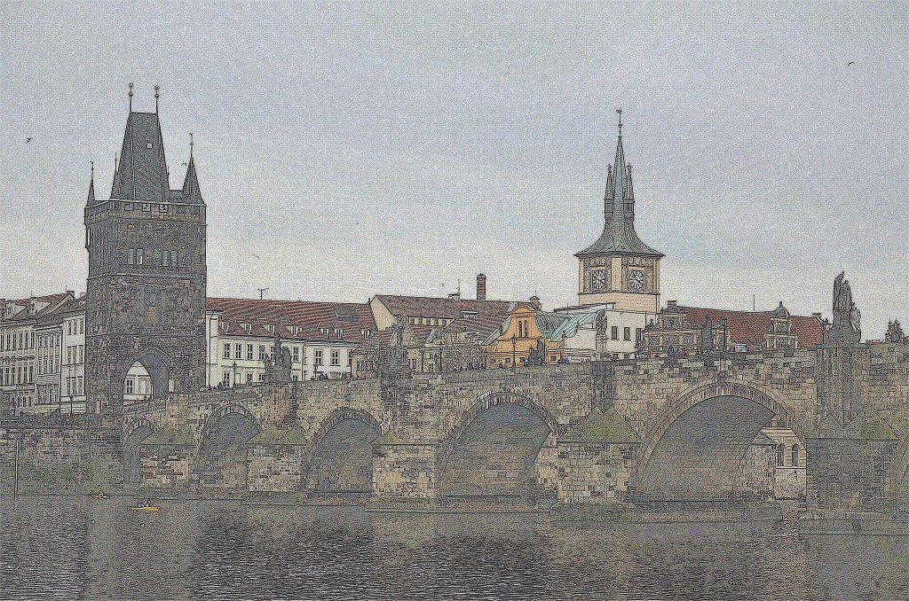 Karlův most ala Vincenc Morstadt   