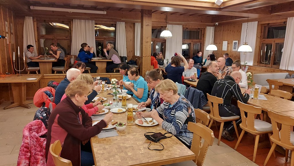 Gasthof post - místo našich večeří