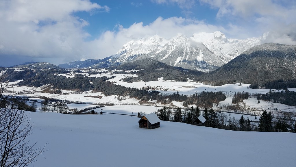 Výhled na Dachstein